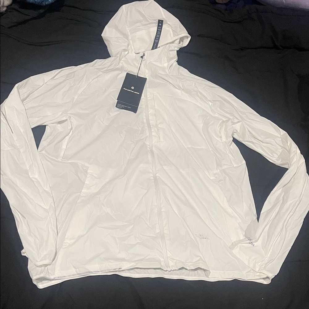 lululemon athletica White Fast and Free Jacket